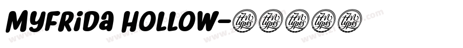 Myfrida Hollow字体转换